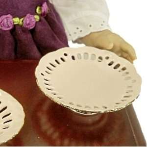   Porcelain Doll Cake Stand for American Girl 18 Dolls: Toys & Games