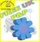 Blue & Pink Daisy Car aerial Topper ball FREE P&P