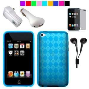  Apple Ipod Touch 4th Generation + Mirror Screen Protector + USB Car 