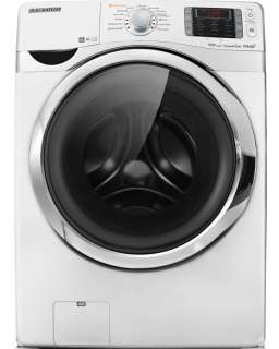 Samsung White Steam Front Load Washer and Steam Electric Dryer 