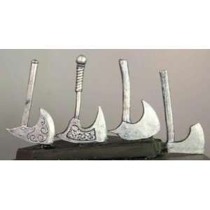   Miniatures Little Bits   Fantasy axes (a) Sprue of 4 Toys & Games