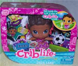 Baby Alive Crib Life *Lulu Lake* Doll New  
