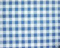 83m blue gingham garden table oilcloth TABLECLOTH CO  