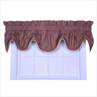   Lined Federal Valance Window Curtain Red 776709 730462776709  