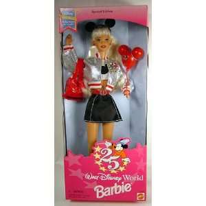  Disney Barbie   Walt Disney World 25th Anniverary Doll 