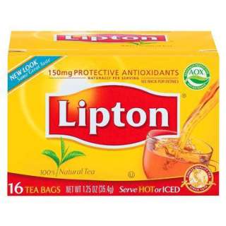 Lipton Tea, 16 Bags.Opens in a new window