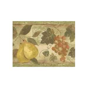  Fruits Peach Wallpaper Border in Kitchen & Bath Resource 