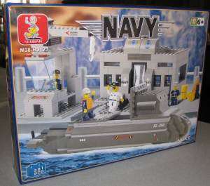 Lego Building Blocks Navy Ship 381 PC Set Brand New Legos