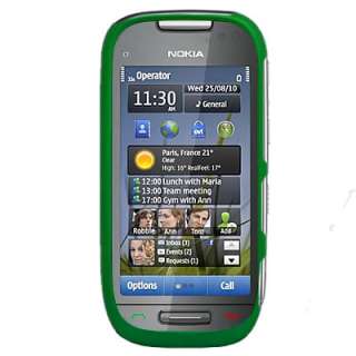 Green Faceplate Cover Hard Case For Nokia Astound C7 00  