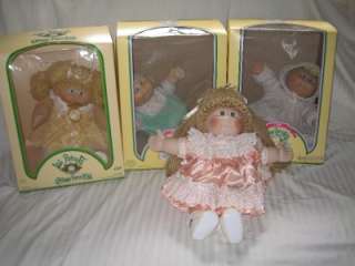 Vintage Cabbage Patch Dolls in Box and Porcelain Cabbage Patch Doll 