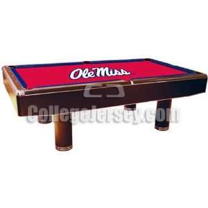  Ole Miss Rebels Billiard Cloth Memorabilia. Sports 