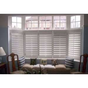  Select Blinds Faux Wood Cafe Style Shutters 49x66