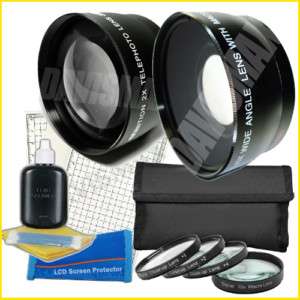 Macro Set & 2 Lenses for Canon Rebel XSI XTI T2 XS NEW  