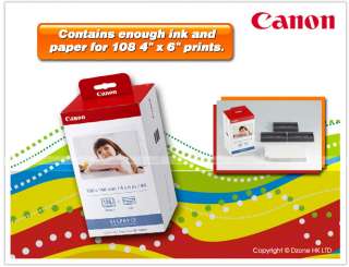 Canon Color Ink/Paper Set KP 108IN KP108 IN #O040  