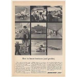 1964 Boeing 727 Jet Aircraft How to Boost Business and Profits Print 