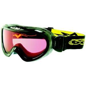  Bolle Boost Ski/Snowboard Goggles (Shiny Black/Vermillon 