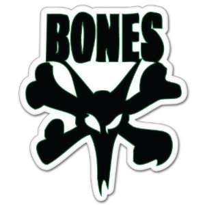  Skateboard Bones Bearings car bumper sticker 4 x 5 
