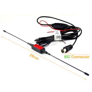 IEC/RF Car Digital TV Active Antenna Built in Amplifier  