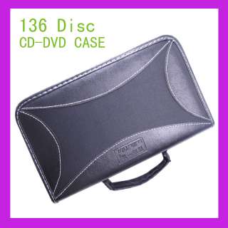   Disc Capacity CD DVD DJ Binder Wallet Storage Case Holder black  