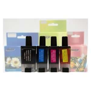 Magenta, 3 Yellow?Replacement Ink Cartridge for Brother DCP  110c 