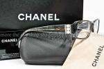   CHANEL Eyeglass Frame 3179H Perle Collection Gray Tweed Pearl Glasses
