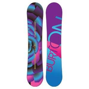 Burton Womens Feelgood Flying V 44 Snowboard (2012)(Purple, 144 
