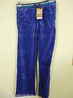 NEW Juicy Couture Girls Kimono Blue Cotton / Polyester Track Pants 