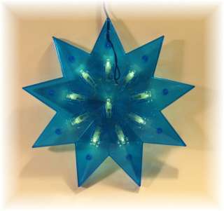 IKEA GLANSA DIAMANT BLUE CHRISTMAS STAR LIGHT NEW  