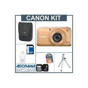  Canon PowerShot SX210 IS Digital Camera Kit,  Gold   with 