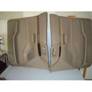   Driver Door and Passenger Door Panel OEM Brown Tan: Car Electronics