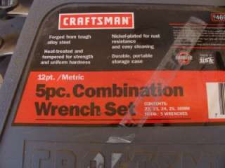 CRAFTSMAN 5pc. Combination Wrench 22MM 30MM  