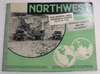 Northwest 1946 Excavator Crane Shovel Brochure Spanish  