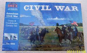 Imex 602 1:72 Union & Confederate Cavalry Set Civil War NIB  