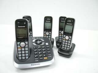 Panasonic KX TG6545B DECT 6.0 PLUS Expandable Digital Cordless Phone 