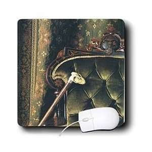   Images   Olive Green Chair and Cane   Mouse Pads Electronics