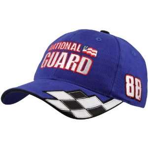   Guard Checkered Adjustable Hat   Royal Blue