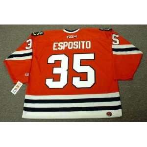 TONY ESPOSITO Chicago Blackhawks CCM Throwback Away Hockey Jersey 