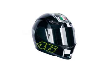 AGV Motorcycle Helmet K3 K 3 Top Celebr 8 Black S Small  
