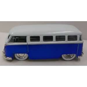 Jada Toys 1/32 Scale Diecast Dub City Series 1962 Vw Bus in Color Blue 