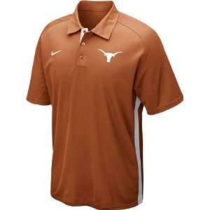   Dark Orange Nike 2012 Football Coaches Sideline Elite Force Polo Shirt