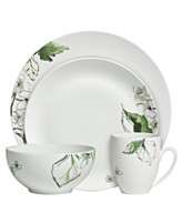 Vera Wang Wedgwood Dinnerware, Floral Leaf 4 Piece Place Setting