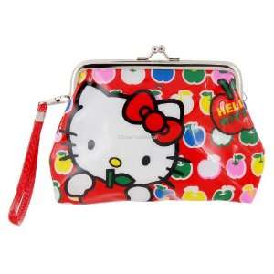    Hello Kitty PU Leather Handy Coin Purse Red 
