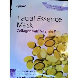  Facial Essence Mask Collagen w/ Vitamin E (4 Count 