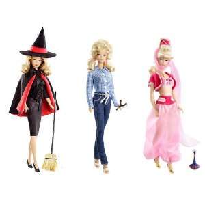 Barbie Collector Bewitched Samantha Plus I Dream Of Jeannie and 
