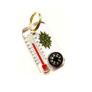  Ledmark Industries Compass Thermometer Key Chain Sports 