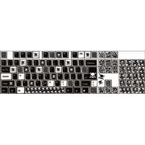  Designer Computer Keyboard Stickers Skull Arts, Crafts 