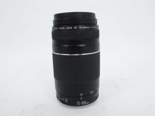 Canon EOS Digital Rebel SLR Camera DS6041 W/ 18 55mm & 75 300mm Lens 