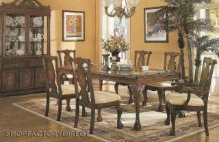 Formal Dining Room Set Table Chairs China Hutch New  