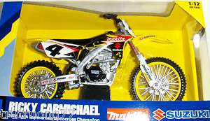 RMZ 450 RM 450 RM Z450 Motocross Dirt Bike CARMICHAEL Suzuki #4 112 
