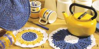 Round Dishcloth Crochet Patterns Dishrag Dish Cloth NEW In The Washrag 